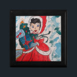 Boîte à bijoux père Noël Helper Christmas<br><div class="desc">Le réveillon de Noël est le moment le plus achalandé de l'année pour le Père Noël, il a donc besoin d'autant d'aides volontaires qu'il peut. Dans cette charmante carte de voeux festive, l'un des meilleurs assistants de Père Noël rassemble des cadeaux et un sapin de Noël avant le grand jour....</div>