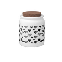 Dessin de coeurs noir et blanc - Simple Diversity