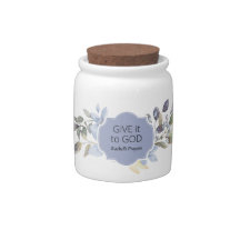 Lavande Florale Donnez-le à Dieu prière personnali