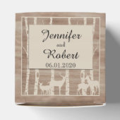 Boite à bouleau rustique et boîte préférée de mari (Haut)