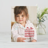 Boîte à cadeaux Carte de Noël (Debout devant)