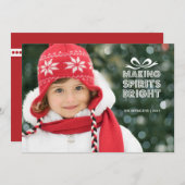 Boîte à cadeaux Carte de Noël (Devant / Derrière)