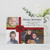 Boîte à cadeaux Faux, Carte de voeux de Noël 3 pho (Debout devant)