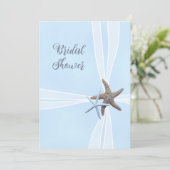 Boîte à cadeaux Starfish Carré douche Invitations (Debout devant)