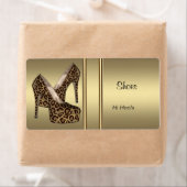 Boîte à chaussures étiquette Stickers Étiquette Gr (En situation)