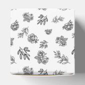 Boite à Feuilles de ligne noire et blanche (Haut)