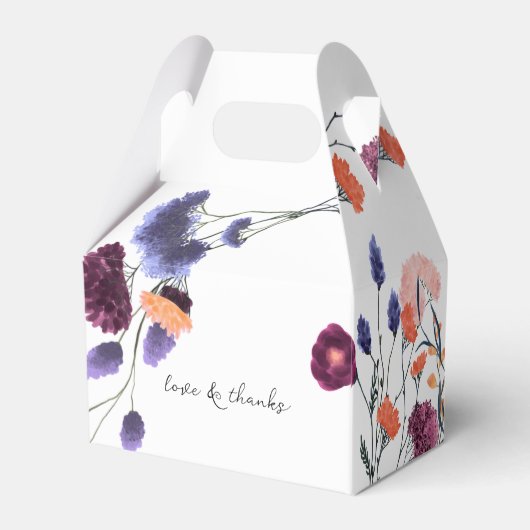 Boite à Mariage floral Geschenkschachtel (Arrière)