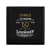 Boîte À Souvenirs 50e anniversaire Légendaire Black Gold Retro (Devant)