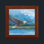 Boîte À Souvenirs Aigle à tête blanche<br><div class="desc">Artiste de l'aigle à tête blanche : Tim OToole</div>