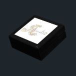 Boîte À Souvenirs Amelia nom customisé commençant par une boîte cade<br><div class="desc">Jolie boîte de cadeau personnalisé de conservation de nom. Parfait pour présenter un cadeau spécial supplémentaire. Boîte cadeau actuellement lit Amilia ou vous pouvez être personnalisé avec votre propre nom en commençant par la lettre A. © Dessin et design original de lettre par Sarah Trett. www.sarahtrett.com pour www.mylittleeden.com</div>