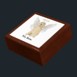 Boîte À Souvenirs Blonde Tan Golden Cocker Sympathie Spaniel<br><div class="desc">Il y en a qui apportent une lumière si grande au monde, que même après leur disparition, leur lumière demeure. Laissez une boîte à saké doux apporter le confort à votre coeur lourd pendant que vous prenez un moment pour vous souvenir de votre bien-aimée blonde tan or cocker spaniel. Pour...</div>