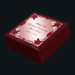 Boîte À Souvenirs Boîte à cadeaux Ruby 40e anniversaire Mariage<br><div class="desc">Un design d'images Digitalbcon avec un thème de couleur rouge rubis avec une variété d'images, de formes, de motifs, de styles et de polices personnalisés dans cette boîte à cadeaux unique "Ruby Mariage Anniversary". Ce design élégant et attrayant est complété par des textes personnalisables qui s'adaptent à vos propres occasions...</div>