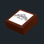 Boîte À Souvenirs Boîte-cadeau de diadème de jeune mariée<br><div class="desc">Puisque chaque jeune mariée est une princesse ! Diadème original d'art de vecteur - sentez-vous libre pour customiser !</div>