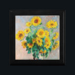 Boîte À Souvenirs Bouquet de tournesols Claude Monet<br><div class="desc">Bouquet de tournesols. Claude Monet. 1881. Reproduction d'oeuvres d'art célèbres dans le domaine public.</div>