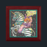 BOÎTE À SOUVENIRS CADEAU EN COUCHER, CLOWN, ZEBRA TILE<br><div class="desc">VENEZ AU CIRQUE DE LA COUVERTURE SI VOUS OSEZ. HORSEMAN CLOWN SANS TÊTE SUR ENCHANTED ZEBRA CERAMIC TILE CADEAU BOX Mahogany *Personnaliser ... . Rechercher les           éléments correspondantsSusan Brack Design</div>