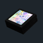 Boîte À Souvenirs Carrés géométriques Pastel<br><div class="desc">Carrés multidimensionnels dans un motif géométrique. Multicolore dans les tons pastel pâles. Rétro et amusant.</div>