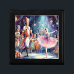 Boîte À Souvenirs Casse-noisette Ballerina Aquarelle Ballet de Noël<br><div class="desc">Nutcracker Ballet Watercolor Christmas Ballerina Festive Holiday Box propose un ballet traditionnel de Noël avec une ballerine et un casse-noix. Parfait pour les cadeaux de Noël,  le décor de Noël,  les fêtes de fin d'année et plus encore. Créé par Evco Studio www.zazzle.com/store/evcostudio</div>
