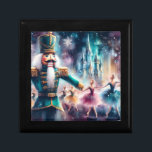 Boîte À Souvenirs Casse-noisette Ballet Aquarelle Noël Ballerina<br><div class="desc">Nutcracker Ballet Watercolor Christmas Ballerina Festive Holiday Box propose un ballet traditionnel de Noël avec une ballerine et un casse-noix. Parfait pour les cadeaux de Noël,  le décor de Noël,  les fêtes de fin d'année et plus encore. Créé par Evco Studio www.zazzle.com/store/evcostudio</div>