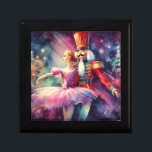 Boîte À Souvenirs Casse-noisette Ballet Aquarelle Noël Ballerina<br><div class="desc">Nutcracker Ballet Watercolor Christmas Ballerina Festive Holiday Box propose un ballet traditionnel de Noël avec une ballerine et un casse-noix. Parfait pour les cadeaux de Noël,  les faveurs de Noël,  les fêtes de fin d'année et plus encore. Créé par Evco Studio www.zazzle.com/store/evcostudio</div>