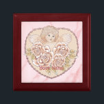 Boîte À Souvenirs Cherub Heart Angel<br><div class="desc">Boîte à bijoux Cherub Heart Angel, vêtements Mariages, t-shirts Mariages, cadeaux de mariage par ArtMuvz Illustration. Personnaliser Matching Angel Mariage cadeau de douche nuptiale et vêtements mariages pour mariée. Célébrez votre amour avec style avec nos designs mariages, Parfait pour la mariée, mariée, mariage et invités. Idéal pour les événements liés...</div>
