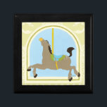Boîte À Souvenirs Cheval Carrousel par Juin Erica Vess<br><div class="desc">Gallop on the merry-go-round with this carousel horse print by June Erica Vess! Le cheval a été jeté dans le plaisir,  prêt à porter un autre enfant pour un tour. Commandez votre exemplaire aujourd'hui !</div>