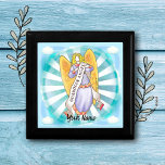 Boîte À Souvenirs Christian Guardian Angel<br><div class="desc">Christian Guardian Angel Keepsaké Box par ArtMuvz Illustration. T-shirt d'anges correspondants,  vêtements chrétiens,  cadeaux de foi. t-shirt d'anges,  cadeaux chrétiens et vêtements de récupération.</div>