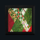 Boîte À Souvenirs Christmas Quilt Background<br><div class="desc">Christmas Quilt Background</div>