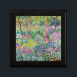 Boîte À Souvenirs Claude Monet - Le jardin d'Iris à Giverny<br><div class="desc">Jardin d'Iris à Giverny / Jardin d'Artiste à Giverny - Claude Monet,  1899-1900</div>