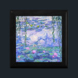 Boîte À Souvenirs Claude Monet Water Lilie L'Art Impressionniste Fra<br><div class="desc">Claude Monet Water Lilies Art French Impressionist Water Lilies (ou Nympheas) est une série d'environ 250 peintures à l'huile de l'impressionniste français Claude Monet. Les peintures représentent le jardin fleuri de Monet à Giverny.</div>