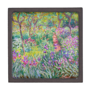 Boîte À Souvenirs De Première Qualité Claude Monet - Le jardin d'Iris à Giverny