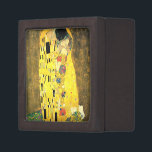 Boîte À Souvenirs De Première Qualité Gustav Klimt - le baiser<br><div class="desc">Gustav Klimt - le baiser,  créé le 1907-1908.   Milieu :  Feuille de pétrole et d'or sur la toile. Situation actuelle : Belvédère d'Österreichische Galerie d'emplacement,  Vienne,  Autriche</div>