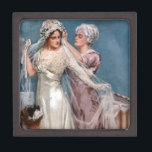 Boîte À Souvenirs De Première Qualité Habiller la mariée<br><div class="desc">Mariée vintage le jour de son mariage</div>