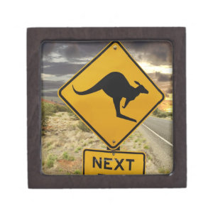 Boîte À Souvenirs De Première Qualité Signe de kangourou, Australie