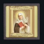 Boîte À Souvenirs De Première Qualité St Catherine du docteur de Sienne de l'église<br><div class="desc">St Catherine de Sienne,  docteur de l'église.</div>