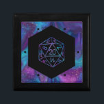 Boîte À Souvenirs Dés RPG | Nebula Imaginaire Retro Tabletop PnP Gam<br><div class="desc">C'est toujours GAME ON alors choisissez votre initiative d'arme et de rouleau... Un nouveau GEEK Joueur CHIC thème mariage/fête parfait pour n'importe quelle table ancienne RPG stylo/crayon et papier (PnP) imaginaire joueur de rôle avec un dé polyédrique 20 côtés Mdn avec un rouleau naturel 20 pour le jeu de rôles...</div>