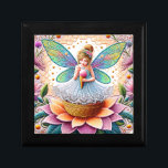 Boîte À Souvenirs Deux illustrations colorées de la fée d'été<br><div class="desc">Immergez-vous dans la beauté enchanteresse d'une illustration féerique d'été animée.</div>