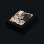Boîte À Souvenirs Don Photo De Chien Pour Maman Papa De La Garde De<br><div class="desc">Une boîte cadeau de Noël de gardien de votre chien,  avec votre animal de compagnie bien-aimé ou la photo d'animaux de compagnie. Remplacez cet exemple de photo par une photo de votre chien sucré.</div>