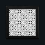 Boîte À Souvenirs Élégant Motif de diamants blancs croisés de Partie<br><div class="desc">Elégante poutres en carreau blanc parties scintillant motif sans soudure. Peu de couleurs disponibles,  mais n'importe quelle couleur peut être demandée par e-mail.</div>