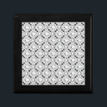 Boîte À Souvenirs Élégant Motif de diamants blancs croisés de Partie<br><div class="desc">Elégante poutres en carreau blanc parties scintillant motif sans soudure. Peu de couleurs disponibles,  mais n'importe quelle couleur peut être demandée par e-mail.</div>