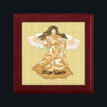 Boîte À Souvenirs Été Christian angel<br><div class="desc">Summer Angel Jewelry Box, Angel t-shirts et cadeaux Angel par ArtMuvz Illustration. Charmant t-shirt Summer Angel, sac fourre-tout, tasse, casquette. Les cadeaux d'anges sont une façon réfléchie et significative de montrer à quelqu'un qui vous tient à coeur. Les cadeaux d'anges peuvent être religieux ou laïques par nature, et peuvent être...</div>
