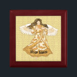 Boîte À Souvenirs Été Christian angel<br><div class="desc">Summer Angel Jewelry Box, Angel t-shirts et cadeaux Angel par ArtMuvz Illustration. Charmant t-shirt Summer Angel, sac fourre-tout, tasse, casquette. Les cadeaux d'anges sont une façon réfléchie et significative de montrer à quelqu'un qui vous tient à coeur. Les cadeaux d'anges peuvent être religieux ou laïques par nature, et peuvent être...</div>