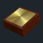 Boîte À Souvenirs Faux Gold Métallurgie Blank Modèle Élégant<br><div class="desc">Faux Gold Metallic Look Blank Modèle Élégant Classic Golden Keepsakbox.</div>
