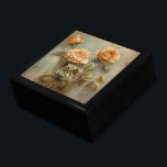 Boîte À Souvenirs Flore Rose de pêche romantique<br><div class="desc">Flore Rose de pêche romantique</div>