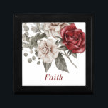 Boîte À Souvenirs Foral Personalized Wooden Jewelry Keepsake Box<br><div class="desc">This floral design has a great touch. Handmade and decoratively unique with hues that can used for any collection.</div>