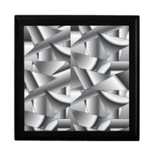 GIFTBOX.7456.BLKWHITE ABSTRAIT.BLCK