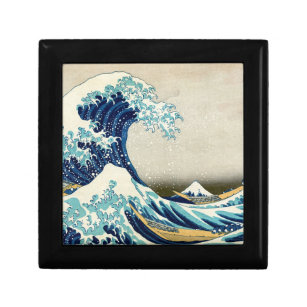 Boîte À Souvenirs Katsushika Hokusai - La Grande vague au large de K