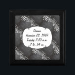 Boîte À Souvenirs Mariages de typographie de tableau noir<br><div class="desc">Chalkboard Vintage moderne Mr et Mrs Chalkboard Wedding Invitations mariages Chalkboard doux et sassy Chalkboard Moderne Typographie Vintage Invitations Chalkboard doux et sassy mariages Mariage Party T-shirts</div>