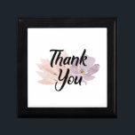 Boîte À Souvenirs Merci Favor Floral<br><div class="desc">Trouvez une façon intelligente de dire merci ! Design floral,  peut être utilisé pour plusieurs raisons ou occasions!</div>