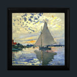 Boîte À Souvenirs Monet - Voilier au Petit-Gennevilliers<br><div class="desc">Claude Monet peinture,  Voilier au Petit-Gennevilliers,  boîte cadeau.  VIRGINIA5050,  produits et cadeaux personnalisés à www.zazzle.com/virginia5050*,  PaulKleeGiftShop,  InternationalGifts,  RetirementGiftStore,  BirthdayGiftStore,  ILoveGiftStore et FloridaGiftStore.zazzle.com/FloridaGiftStore.</div>