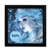 Mystical Ice Queen - Imaginaire Winter Goddess Art